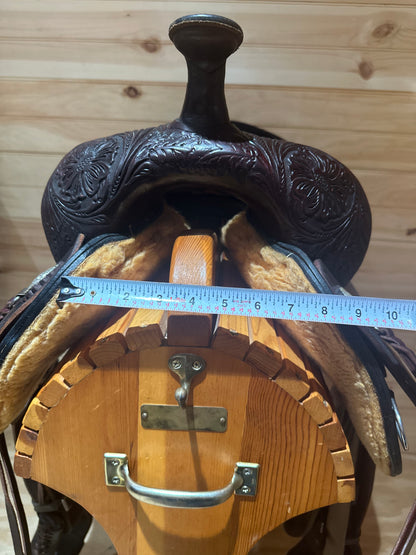 17” Circle Y High Horse Mineral Wells Western Trail Saddle Model 6812