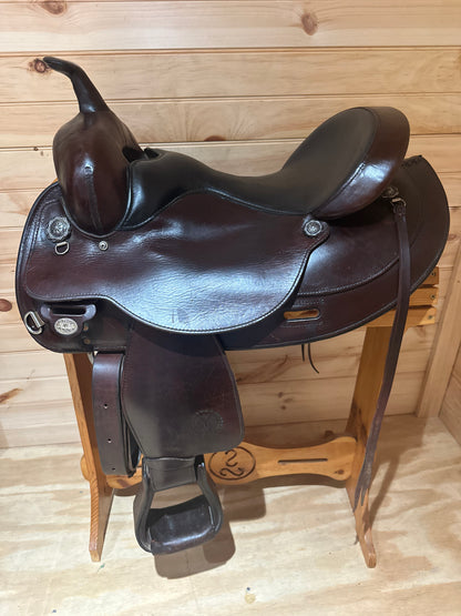 16” Circle Y Mojave Flex-Lite Arabian Western Trail Saddle Model 1561