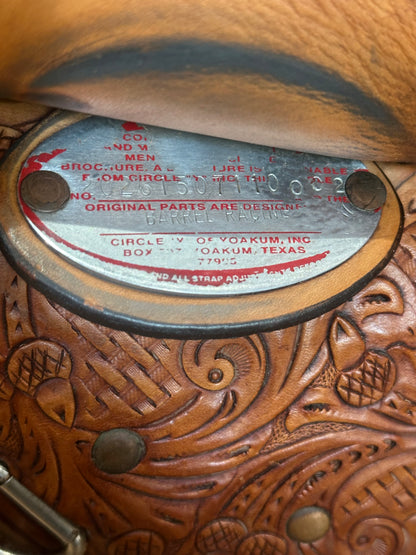 15” Circle Y Proven NBHA Barrel Racing Western Saddle Model 2026