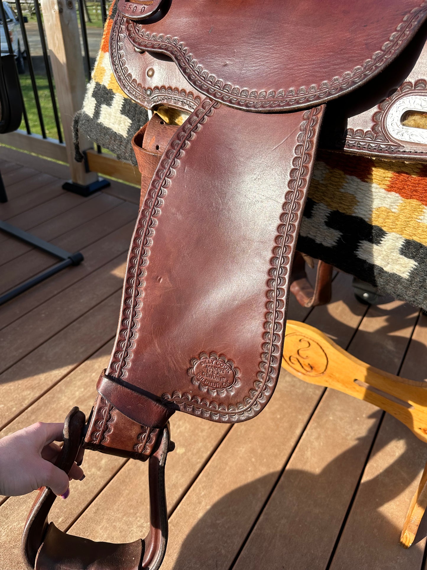 16” Billy Cook Maker Western Trail Saddle Model 3500