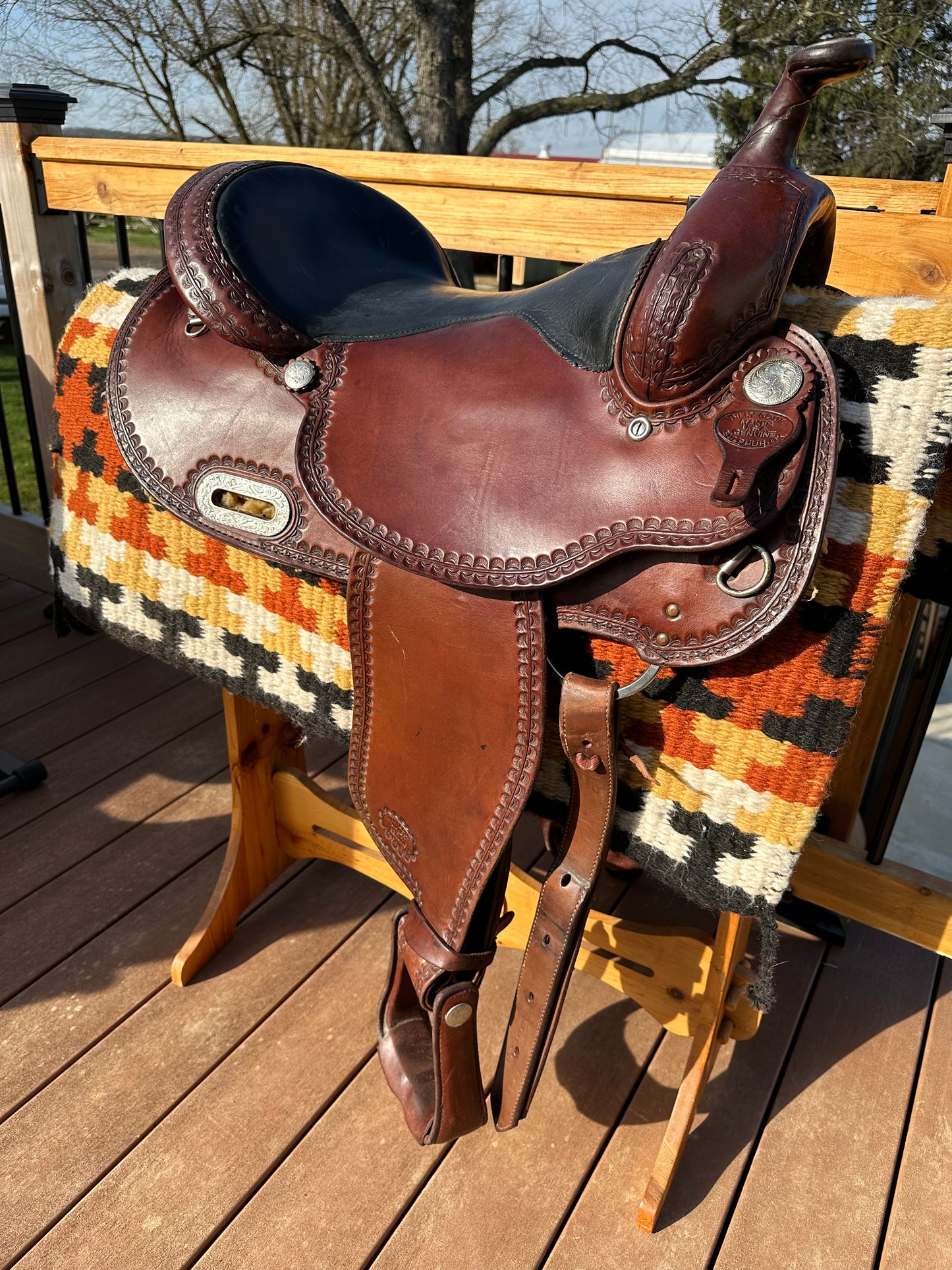 16” Billy Cook Maker Western Trail Saddle Model 3500