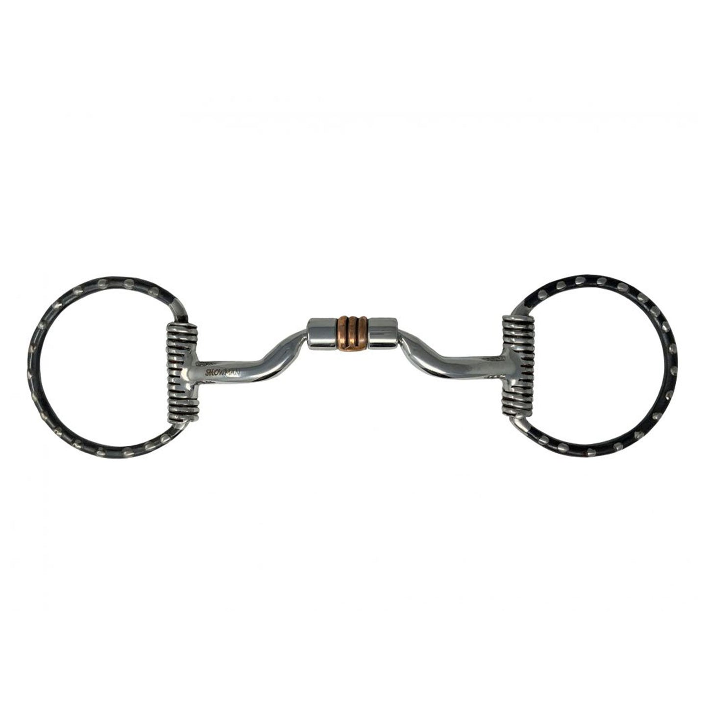 D-Ring Stainless Steel Low Port bit with Copper Roller Center 5"