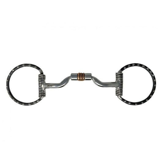 D-Ring Stainless Steel Low Port bit with Copper Roller Center 5"
