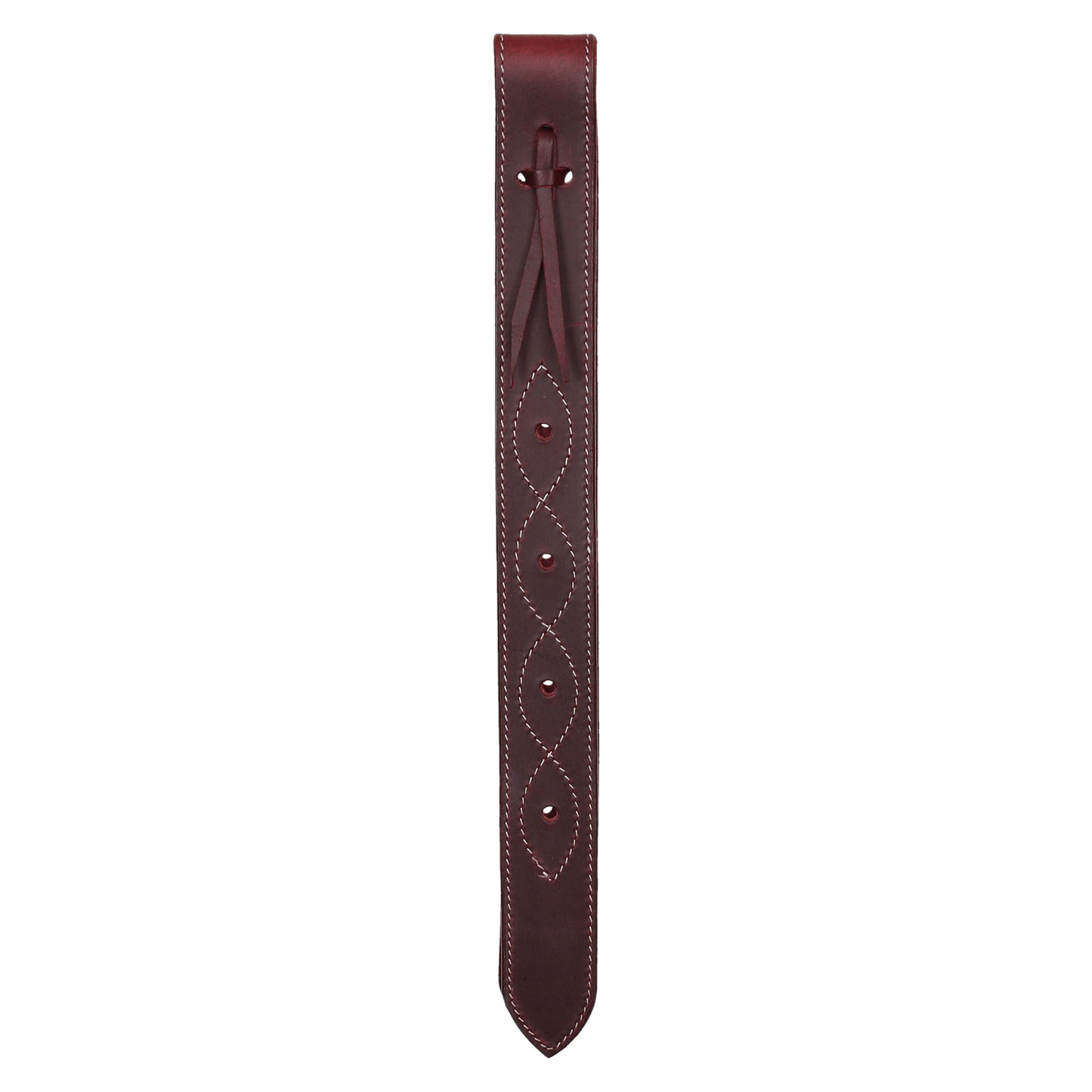 18" Stitched Argentina Cow Leather Off Billet
