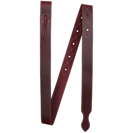 6' Stitched Tapered Argentina Cow Leather Tie Strap Latigo