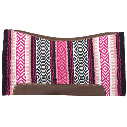 Canyon Echo 36" X 34" Wool Top Contoured Felt Bottom Saddle Pad