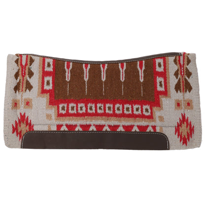 Sundown 36"x34" Wool Top Saddle Pad with Memory Felt Bottom - Navy