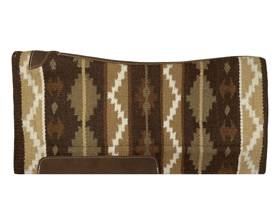 Southwest 36" X 34" Wool Top Contoured Memory Felt Bottom Saddle Pad