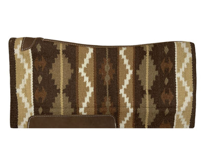Southwest 36" X 34" Wool Top Contoured Memory Felt Bottom Saddle Pad