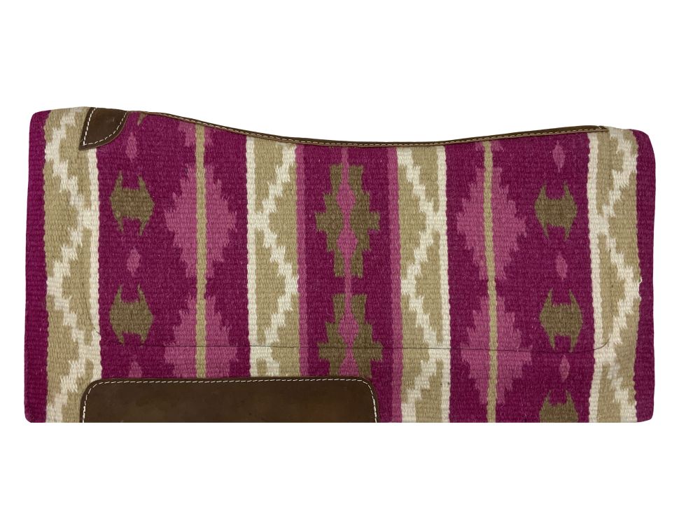 Southwest 36" X 34" Wool Top Contoured Memory Felt Bottom Saddle Pad