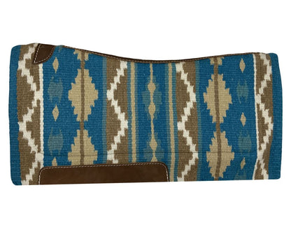 Southwest 36" X 34" Wool Top Contoured Memory Felt Bottom Saddle Pad