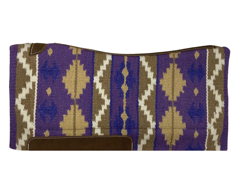 Southwest 36" X 34" Wool Top Contoured Memory Felt Bottom Saddle Pad