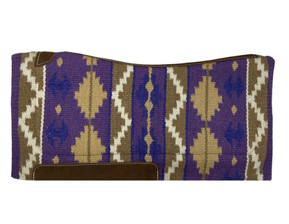 Southwest 36" X 34" Wool Top Contoured Memory Felt Bottom Saddle Pad