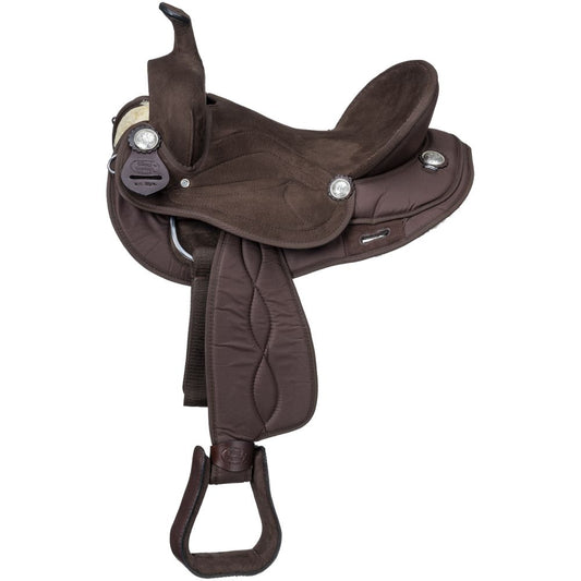 King Series Wide  Synthetic Round Skirt Competition Saddle