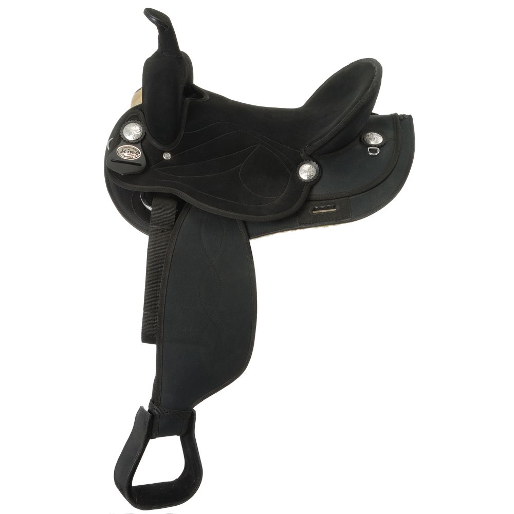King Series Synthetic Round Skirt Competition Saddle