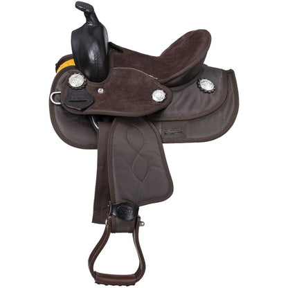 King Series Youth Eclipse Barrel Saddle
