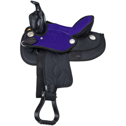 King Series Youth Eclipse Barrel Saddle