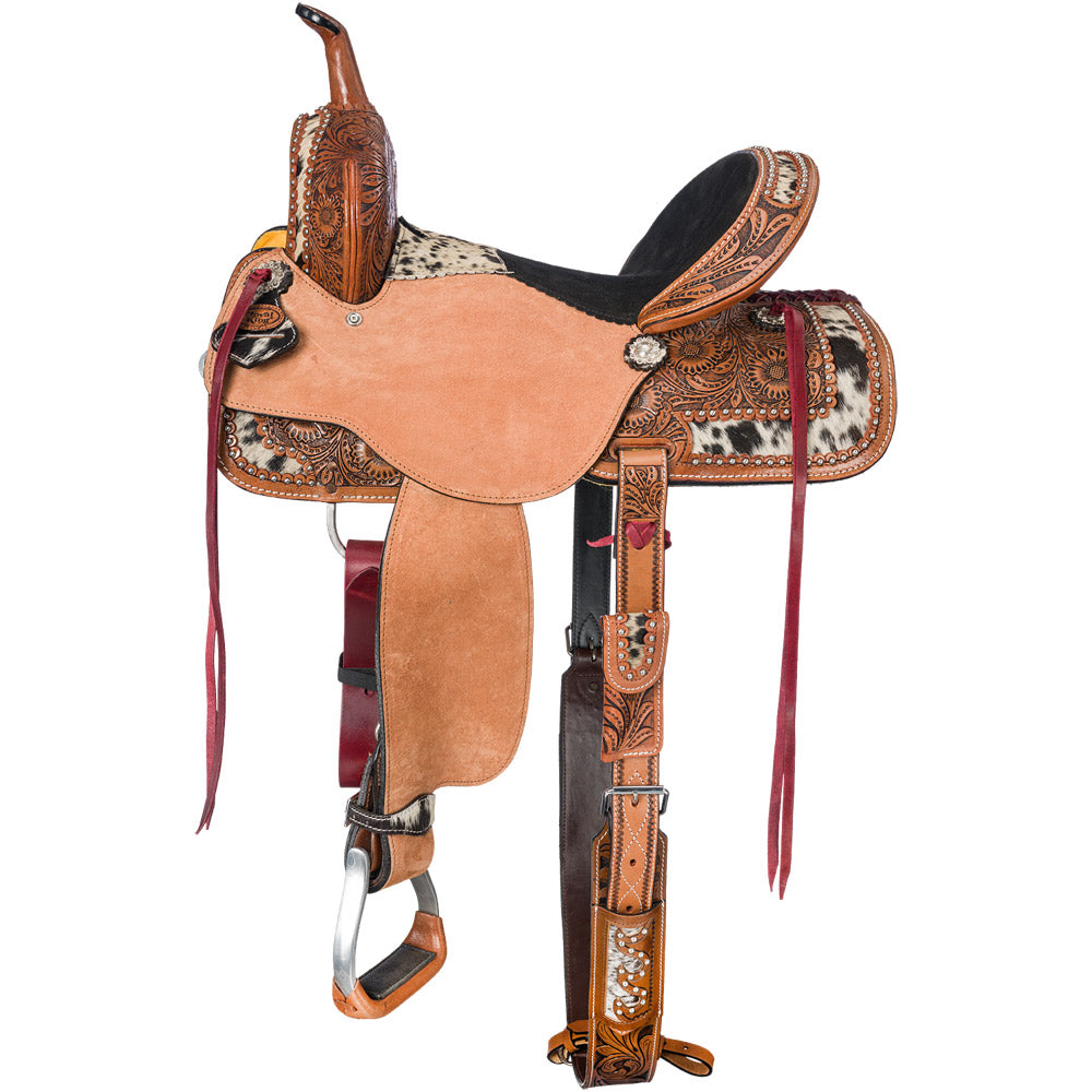 Royal King Longhorn Barrel Saddle