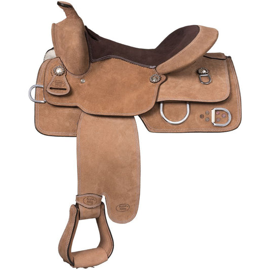 Royal King Roughout Training Saddle (wide)