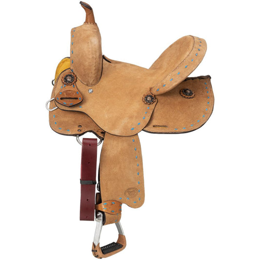 Royal King Youth Medina Roughout Barrel Saddle