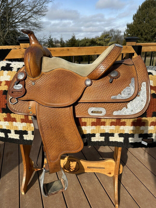 15” Crates Saddlery Western Pleasure Show Saddle Model 210