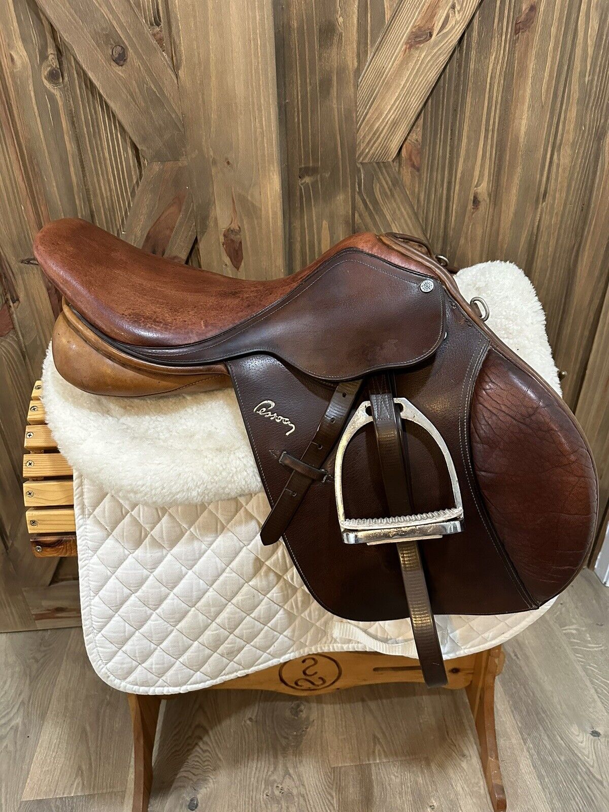 17.5” Pessoa AMO close Contact Jumping saddle