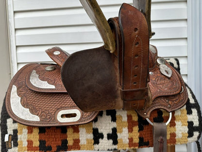 15.5” Billy Cook Original Western Show Reiner Saddle