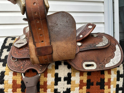 15.5” Billy Cook Original Western Show Reiner Saddle