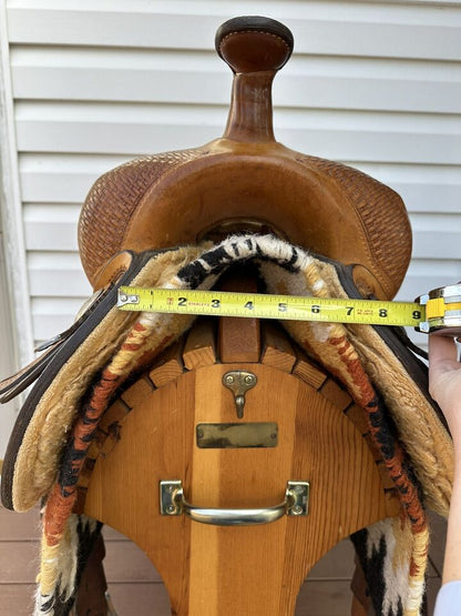 15” Crates Saddlery Western Pleasure Show Saddle Model 210