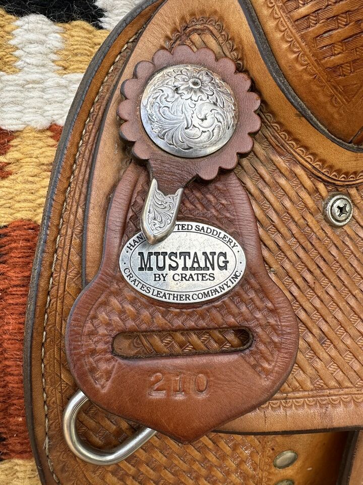 15” Crates Saddlery Western Pleasure Show Saddle Model 210