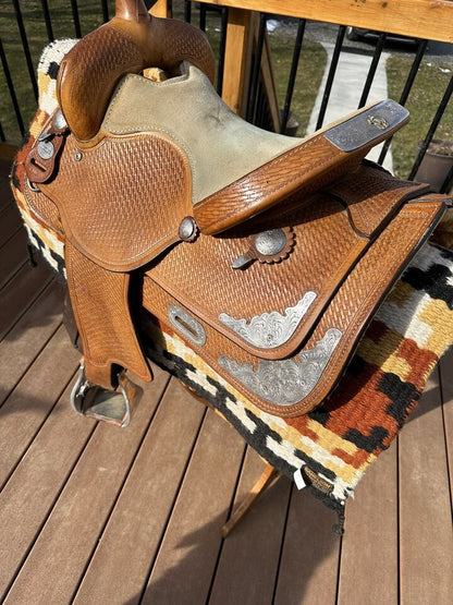 15” Crates Saddlery Western Pleasure Show Saddle Model 210