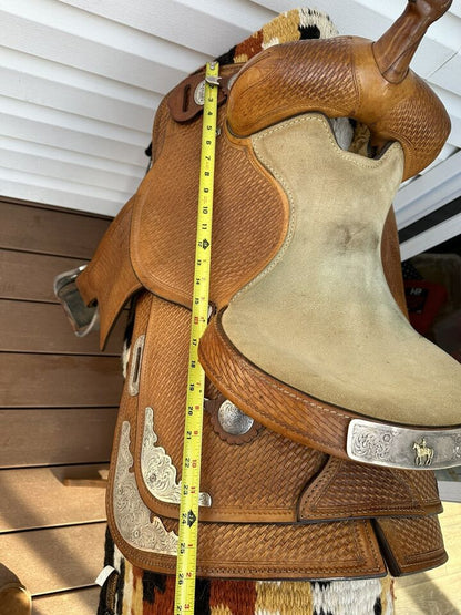 15” Crates Saddlery Western Pleasure Show Saddle Model 210