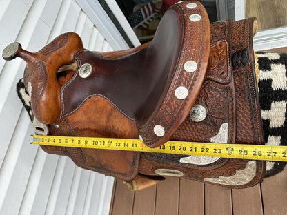 15.5” Billy Cook Original Western Show Reiner Saddle