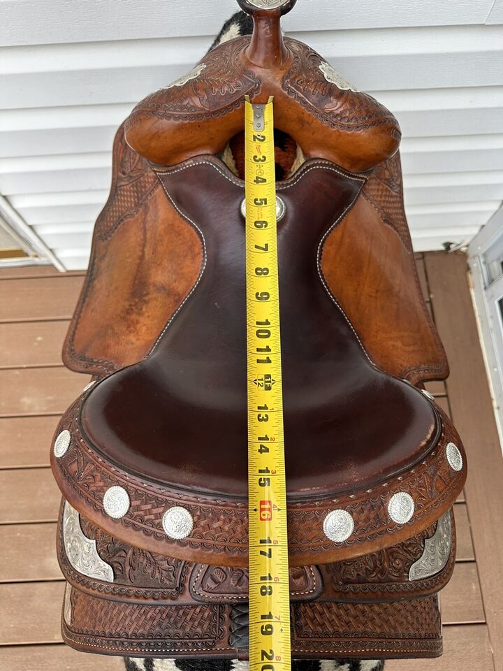 15.5” Billy Cook Original Western Show Reiner Saddle