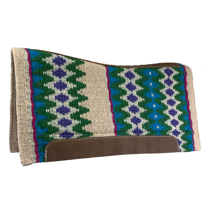 Dusk Wool Top Contoured Memory Felt Bottom Saddle Pad 36"X34"x1"