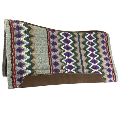 Dusk Wool Top Contoured Memory Felt Bottom Saddle Pad 36"X34"x1"