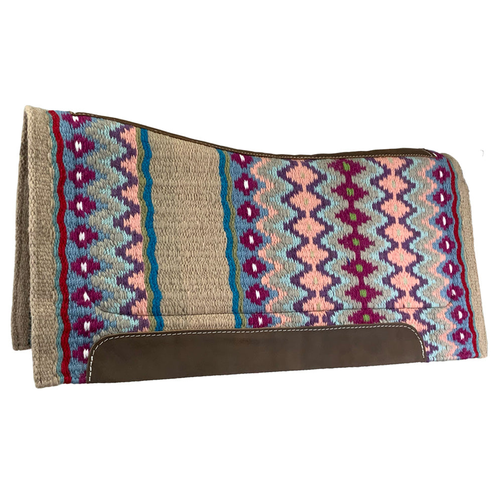 Dusk Wool Top Contoured Memory Felt Bottom Saddle Pad 36"X34"x1"