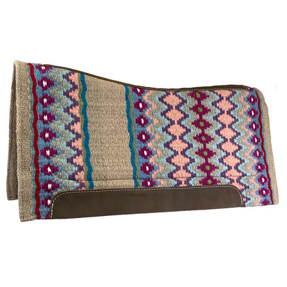 Dusk Wool Top Contoured Memory Felt Bottom Saddle Pad 36"X34"x1"