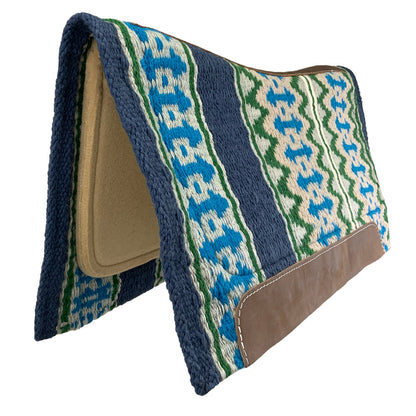 Dusk Wool Top Contoured Memory Felt Bottom Saddle Pad 36"X34"x1"