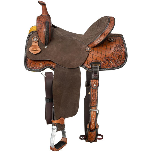 Silver Royal Weber Barrel Saddle