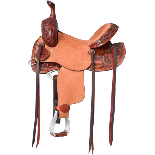 Silver Royal Youth Bell Rock Barrel Saddle