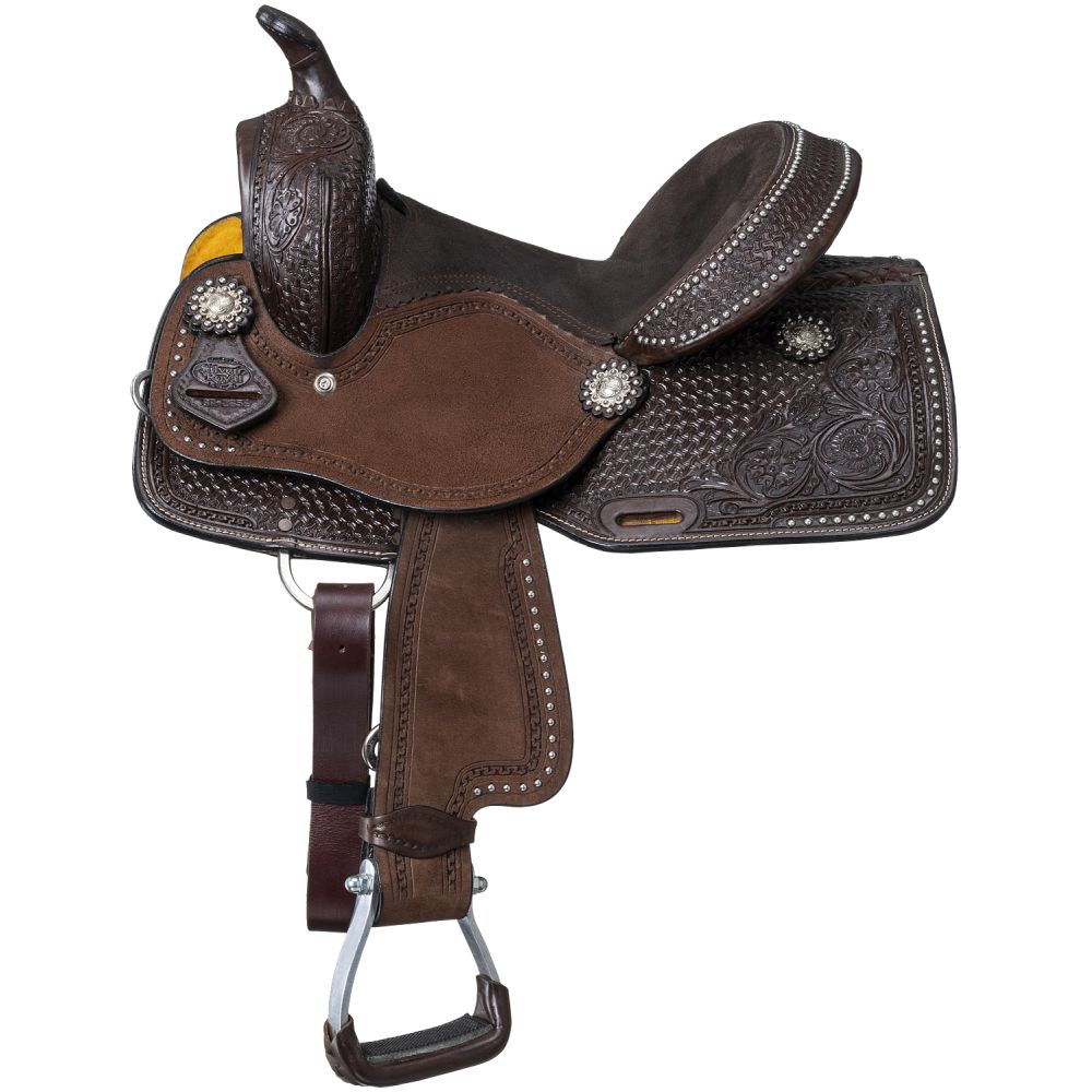 Silver Royal Youth Jackpot Barrel Saddle