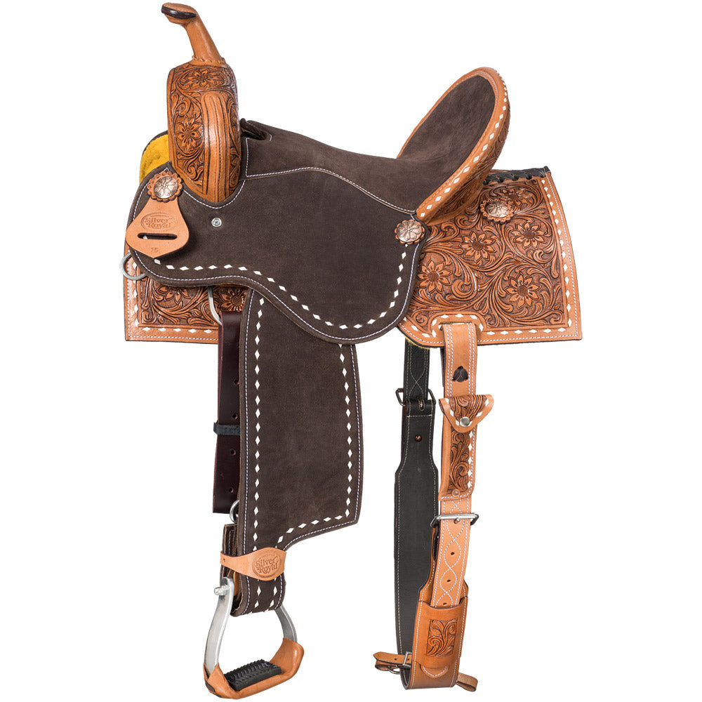 Silver Royal Short Go Barrel Saddle