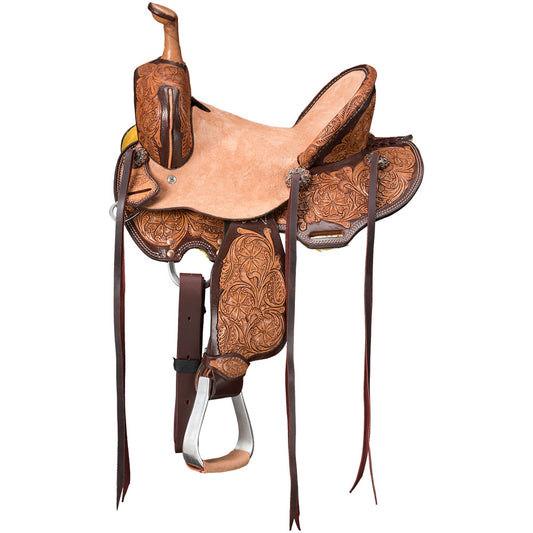 Silver Royal Youth Billings Barrel Saddle