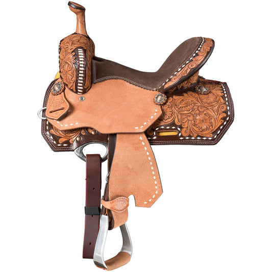 Silver Royal Youth Butte Barrel Saddle