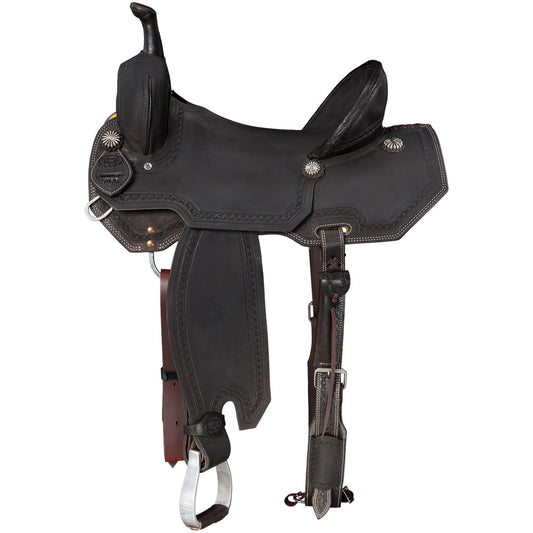Silver Royal Brownsville Barrel Saddle